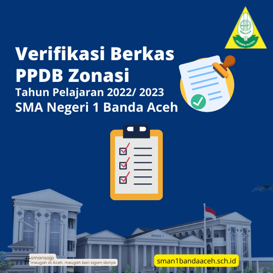 Verifikasi Berkas PPDB Zonasi TP. 2022/2023